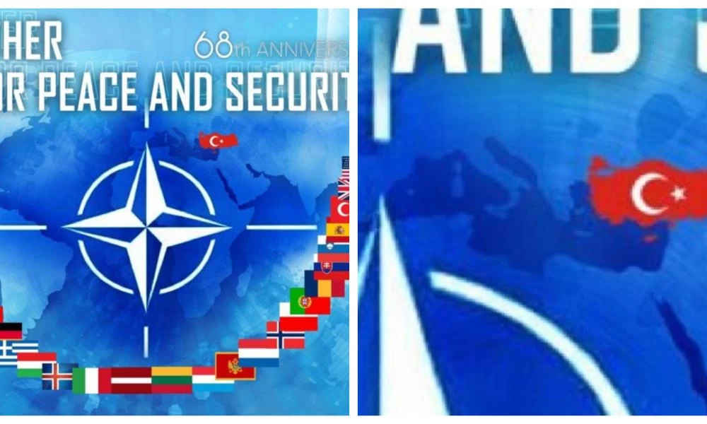 Προκλητικός χάρτης δείχνει ενωμένη με την Τουρκία την Κύπρο - Εικόνες